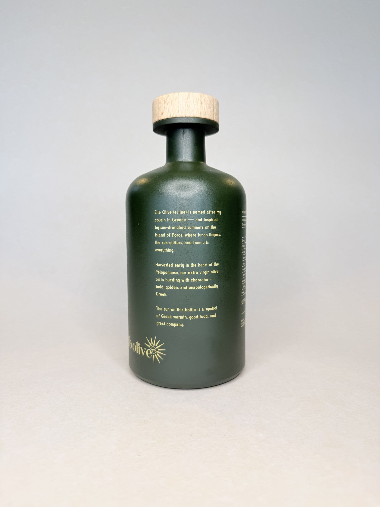500ml Extra Virgin Greek Olive Oil - Green