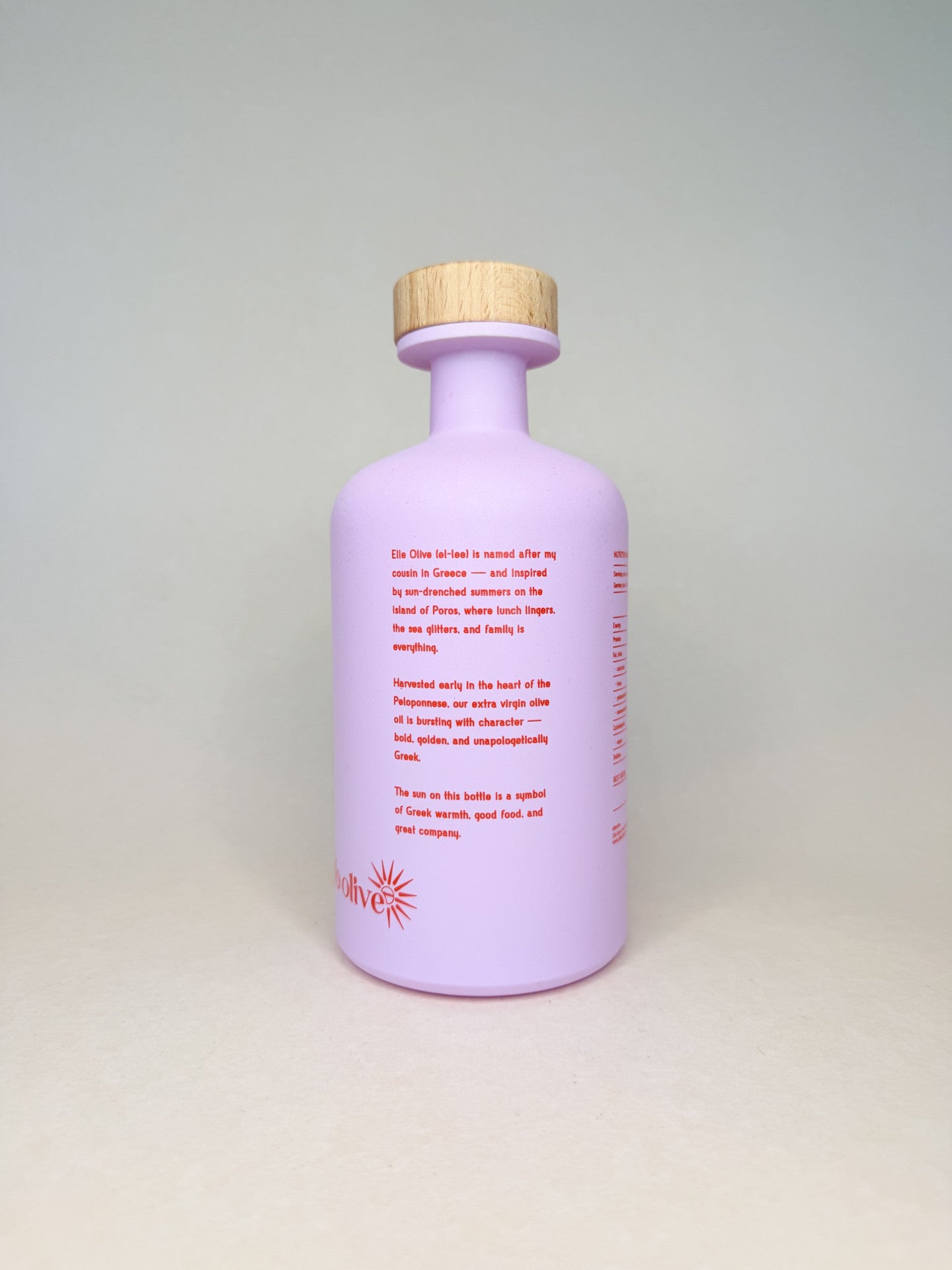 500ml Extra Virgin Greek Olive Oil - Pink